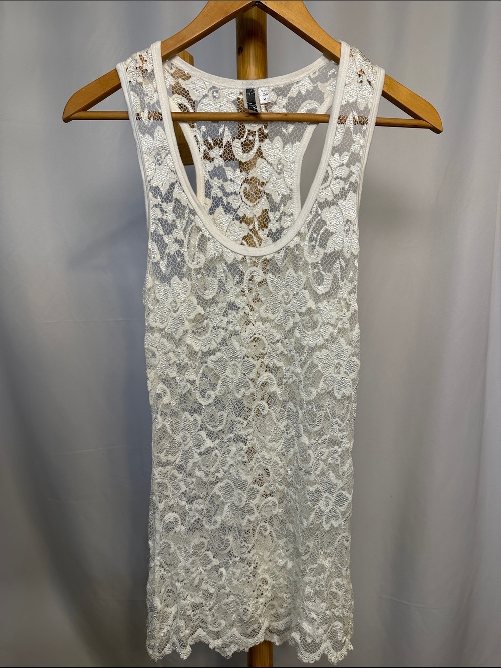 BKE Lace Racerback Tank Top